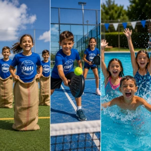 IMAGEN NIÑOS EN CAMPAMENTO MULTIDEPORTE DE VERANO EN ALGETE