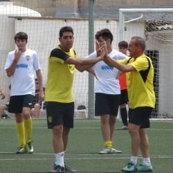Imagen del C.D. ALGETEÑO en un partido en VALENCIA