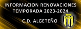 Informacion renovaciones temporada 2023-2024